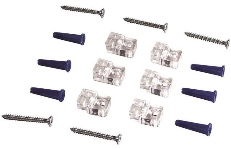 Prosource PH-122280-PS Adjustable Mirror Holder, Plastic, Clear