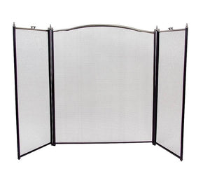 Simple Spaces C31020ASK3L 3-Panel Fireplace Screen, Antique Silver, 30.5" x 52"