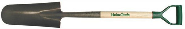Union Tools 47107 Round Point Drain Spade, 4.75" X 14"