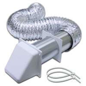 Lambro 1365W Preferred Hood Vent Kit, 4"X5'