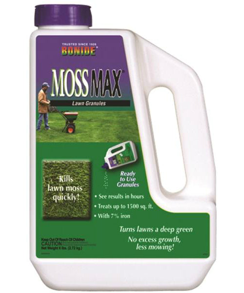 Bonide 60725 Moss Max Lawn Granules, 6 -Pound