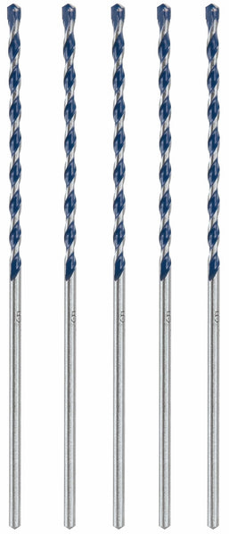 Bosch HCBG0205T Blue Granite Hammer Drill Bits, 5 Piece