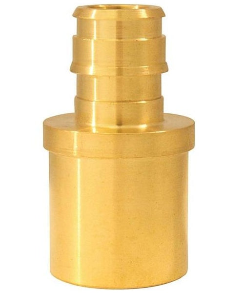 Apollo EPXMS1234 Male Pipe Reducing Adapter, Brass, 3/4" x 1/2"