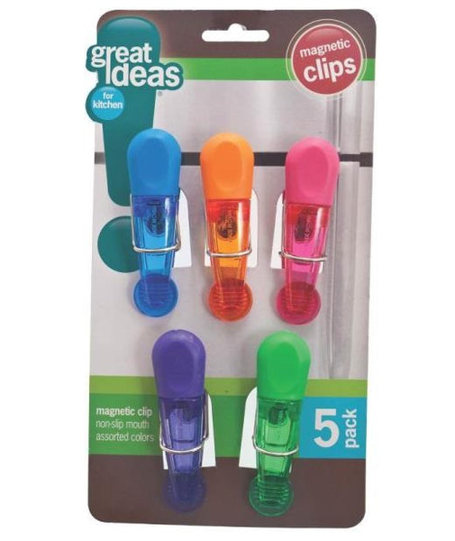FLP 6056 Great Ideas Magnetic Clips Set, Assorted Colors