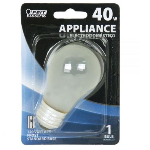Feit Electric BP40A15 Incandescent Appliance Light Bulb, 40 Watts, 120 Volt
