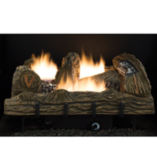 Comfort Flame CF2436NT Vent-Free Natural Gas Log Set, Whispering Oak, 24"