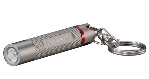 Coast Cutlery TT7839CP Flashlight, G5 LED, Titanium Color Body, 33 Lumen, Silver