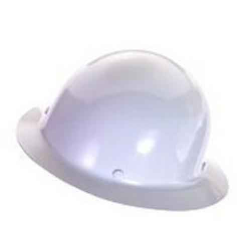 MSA 475408 Skullgard Ratch Hard Safety Hat, White, Type 1, 6-1/2-8