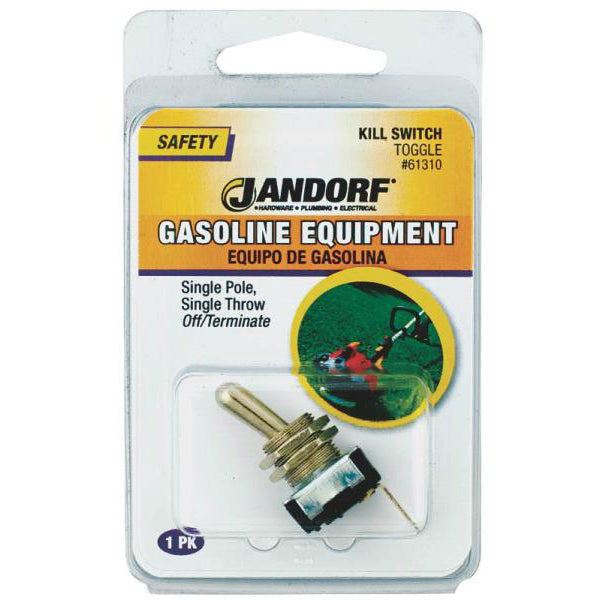 Jandorf 61310 SPST Kill Toggle Switch, 21 Amp, 14 Volt