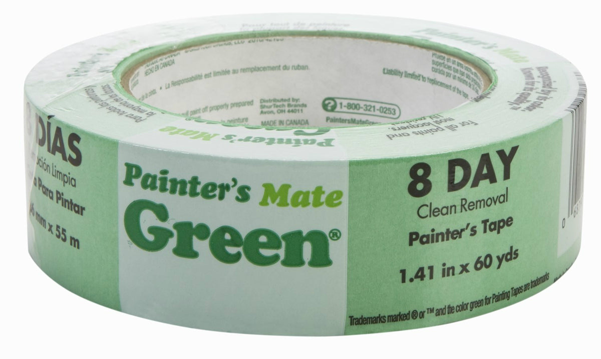 Painter's Mate Green 684275 Painting Tape, 1.41" x 60 Yard