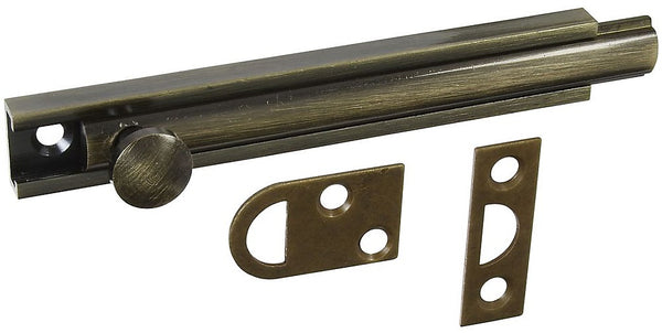 National Hardware N336-222 MPB1922 Flush Bolt, Antique Bronze