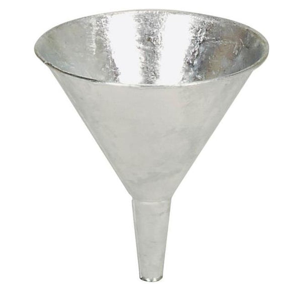 Behrens GF51 Funnel with Screen, 1 qt Capacity, Galvanized Steel, 7 in H
