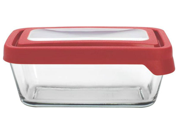 Anchor Hocking 91848 TrueSeal Glass Food Storage Container, 4-3/4"