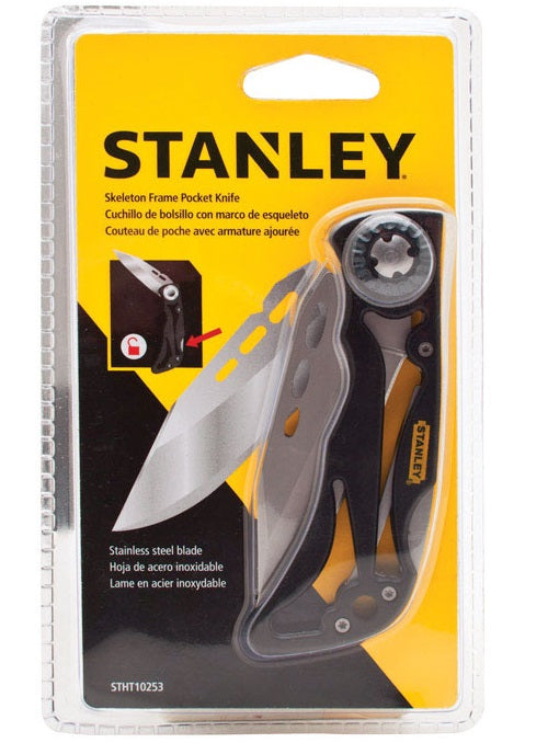 Stanley STHT10253 Folding Skeleton Pocket Knife, 4"