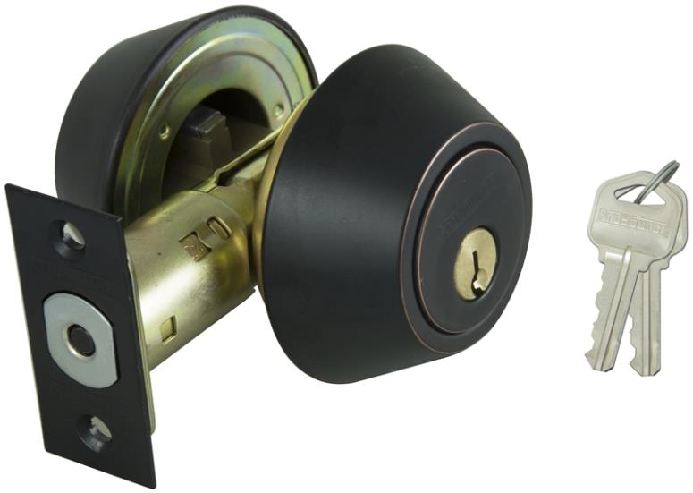 ProSource DBX2V-PS Double Cylinder Deadbolt, 2-3/8" - 2-3/4" Backset