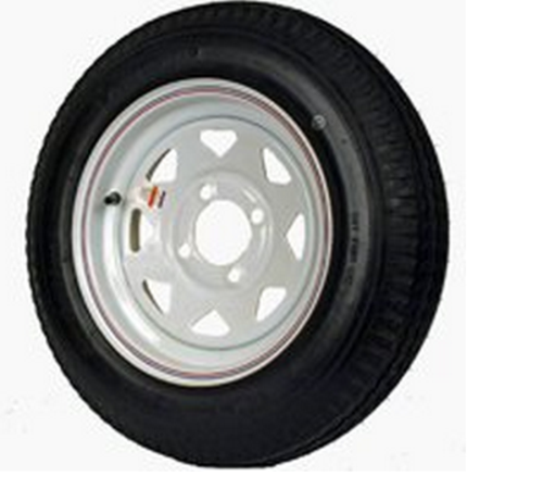 Martin Wheel DM412B-4C-I Tire Bias Trailer Tire, 480-12