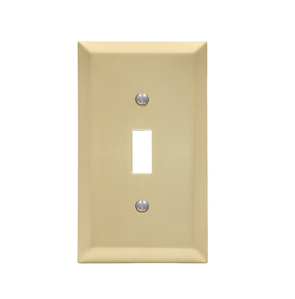 AmerTac 163TSB Century Wallplate, Satin Brass, 1-Gamg