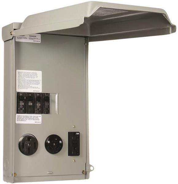 GE GE1LU532SS Unmetered RV Outlet Box, 100 Amp