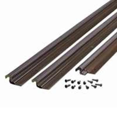 M-D Building Products 87783 Vinyl Clad Foam With Aluminum Stop Weatherstrip 36" X 84", Bronze