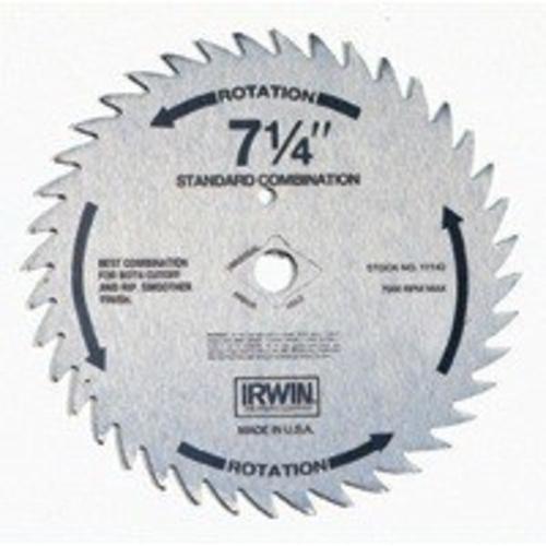 Irwin 11140 Standard Combo Circular Saw Blade,7-1/4", 40 Teeth