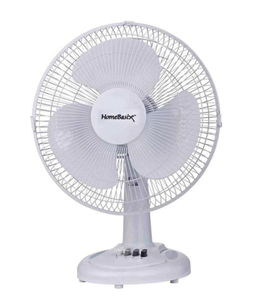 PowerZone F-1230 Oscillating Table Fan with 3-Speed, 12"