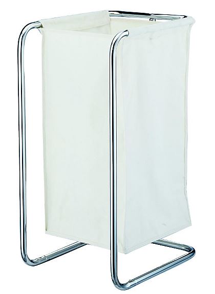 Simple Spaces BN65-CH Laundry Sorter With Bag, Chrome