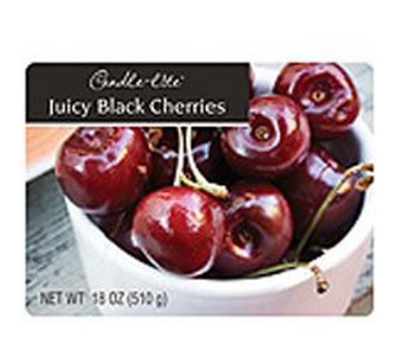 Candle Lite 2846565 Pillar Candle, Juicy Black Cherries, 6"