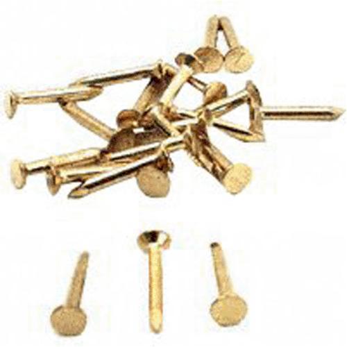 Knape & Vogt 255-81N BR Shelf Standard Nails, Brass