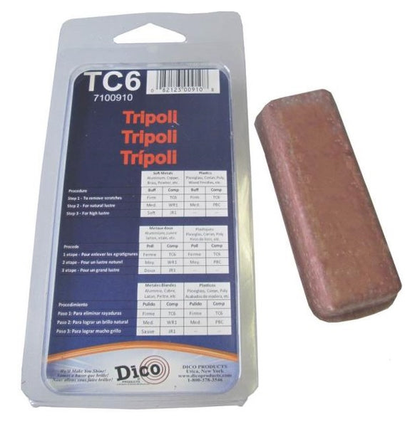 Dico 7100910 Compound Tripoli Small Clamshell, Brown