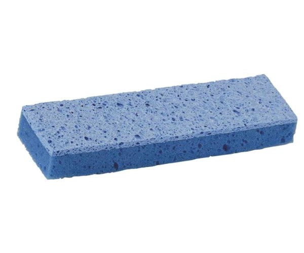 Quickie 0502 Sponge Mop Refill, 2-1/4" x 9", Blue