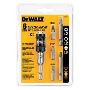 Dewalt DW2507 Magnetic Compact Rapid Load Set, 6 Piece