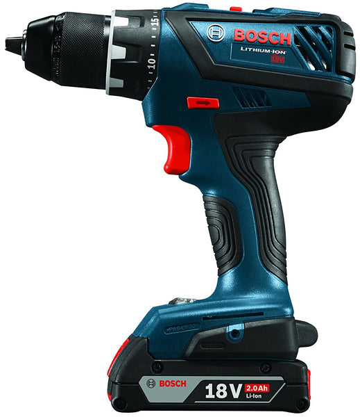 Bosch DDS181A-02 Compact Tough Drill/Driver Kit, 18 Volts