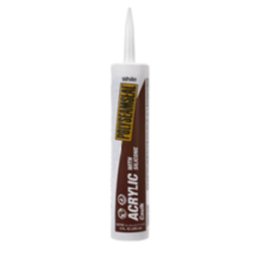 Loctite 1507593 Polyseamseal Acrylic Caulk With Silicone, Clear, 10 oz