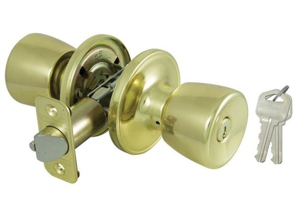 Prosource TS700BRA4V Knob Entry Tulip Pol, Brass