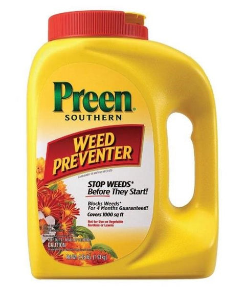 Preen 24-64136 Weed Killer, 4.25 lb, Yellow