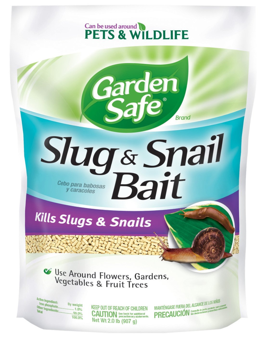 Garden safe 4536 Slug & Snail Bait, 2 Lb