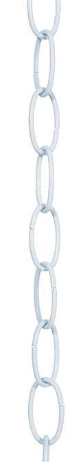 Westinghouse 7067000 White Finish Fixture Chain, 3-Foot