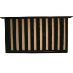 Witten 319BL Jumbo Foundation Vent, 9-1/4" x 16", Black