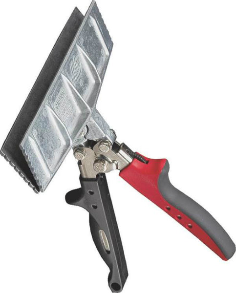 Malco Products S9R Hand Seamers with Die Cast Zinc Jaws, 9", Redline