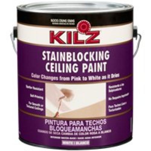 Kilz 68041 Stain Blocking Color Change Ceiling Paint, 1 Gallon