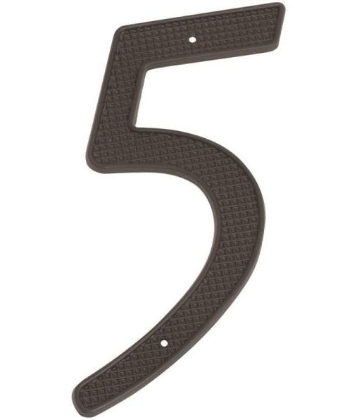 Prosource N-015-PS House Number-5, 4", Black