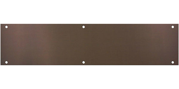 National Hardware N336-636 Push Plate, 3-1/2" x 15" , Antique Bronze