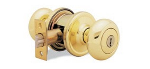 Kwikset 740HLO3SMT6AL/RCS Signature Hancock Entry Knob, Polished Brass