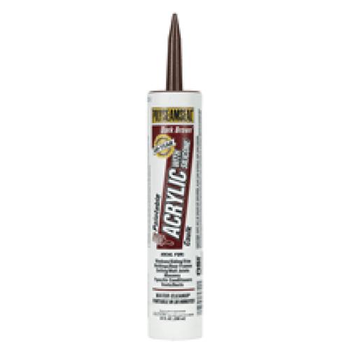 Henkel 1507596 Silicone Acryl Caulk, 10 Oz, Dark Brown