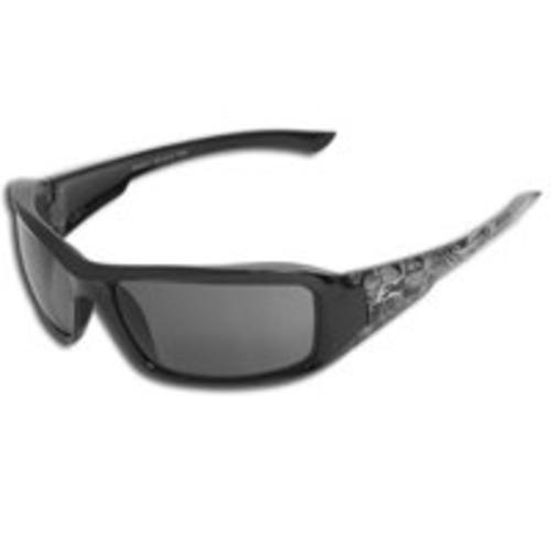 Wolf Peak XB116-S Black Skull Frame Safety Glass, Smoke Lens