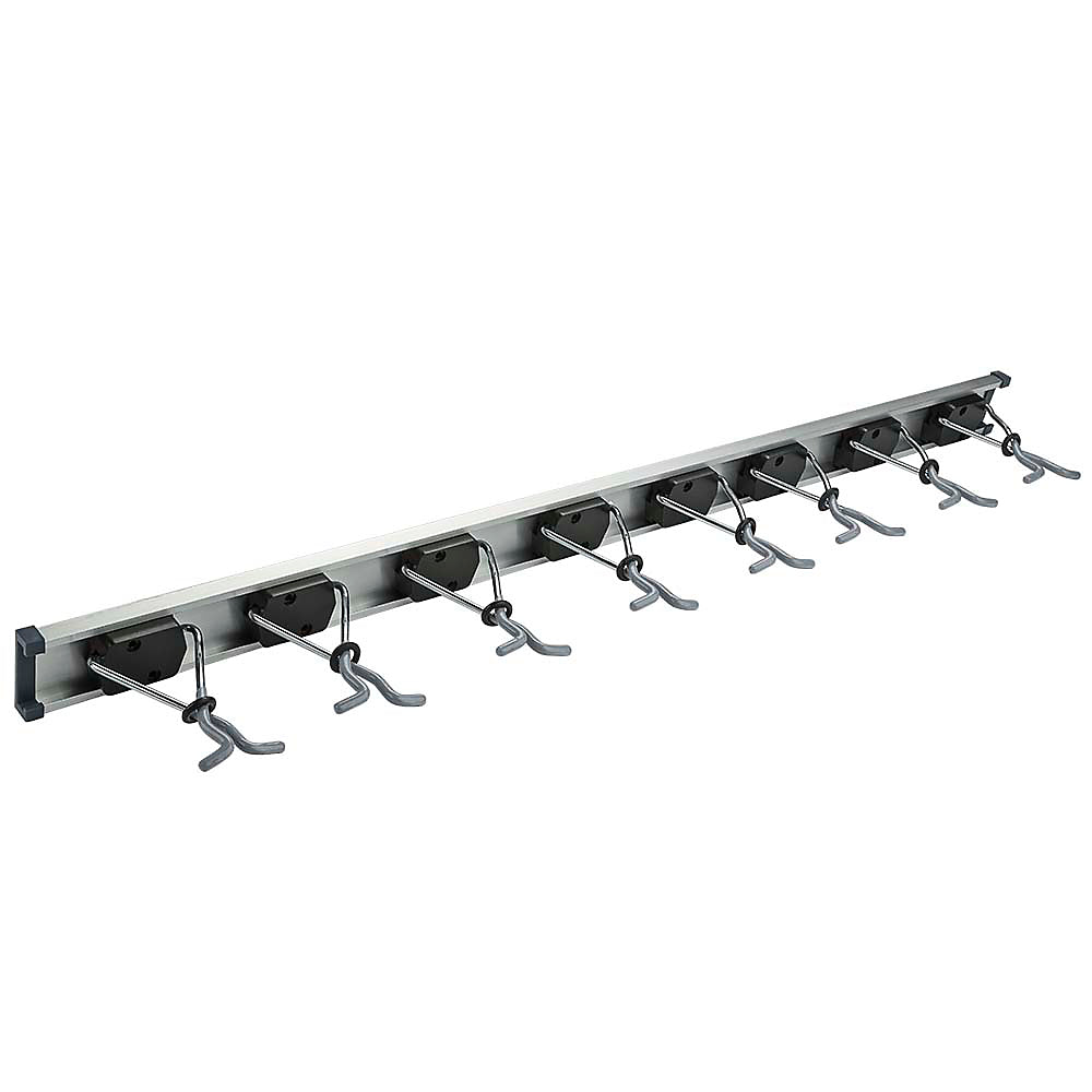 National Hardware N112-080 V2414 Sliding Grip Clamp Organizer, Grey, 36"