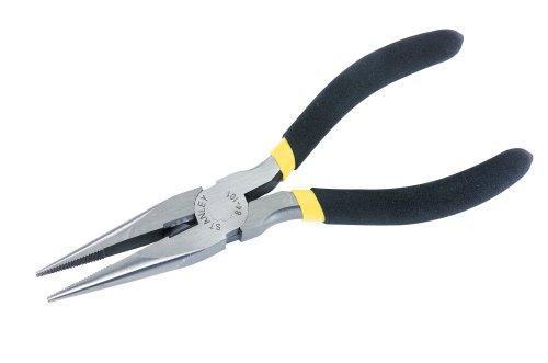 Stanley 84-102 Long Needle Nose Plier Forged Steel, 8"