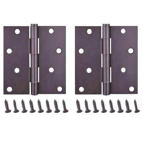 Mintcraft BH-502ORB3L Residential Door Hinges, 4" x 4"