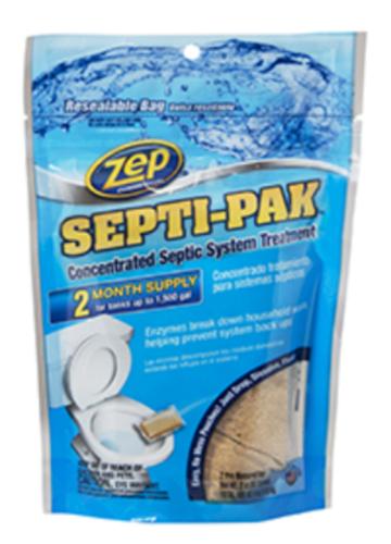 Zep Commercial ZSTP2 Septi-Pak Concentrated Septic Tank Cleaner, 4 Oz