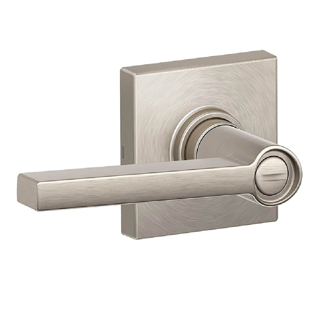 Schlage J Series J40SOL619COL Privacy Door Lockset With Trim, Zinc
